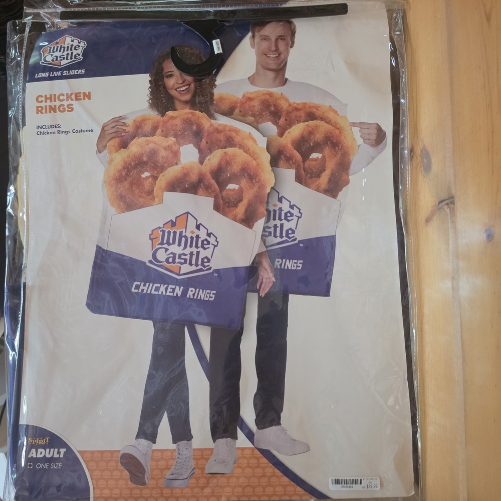White Castle Chicken Rings Halloween Costume Adult ONE SIZE FITS ALL - Spirit